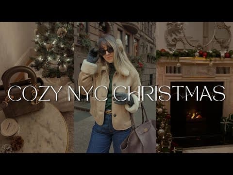 A Cozy NYC Christmas Vlog 🎄 Vintage Finds & Jazz Nights | Ajda NYC