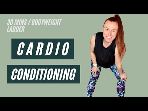 30 Mins | Cardio Conditioning Bodyweight Only Home Workout