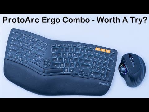 ProtoArc Ergonomic Keyboard & Mouse Review - Save Your Wrist!