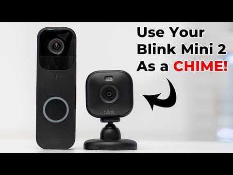 Setup Blink Mini 2 As A Chime For Your Blink Video Doorbell! Easy Guide!