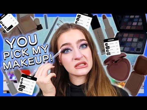 My Subscribers Sabotaged Me?! (letting you pick my makeup!!) Get Ready With Me