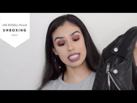 UNBOXING My 18th Birthday Present