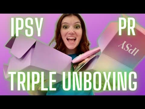August Ipsy Glam Bag, Boxycharm By Ipsy, and Icon Box PR Unboxing