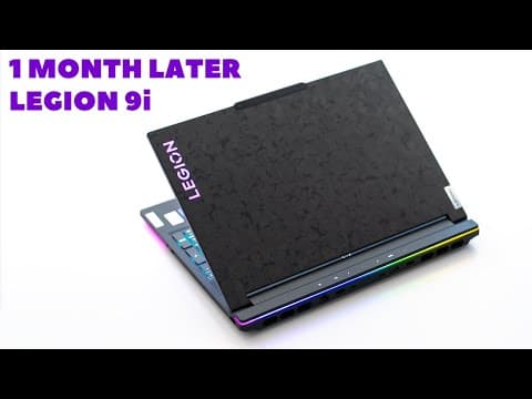 NEW Lenovo Legion 9i Laptop - 1 Month Review - Not Sponsored.