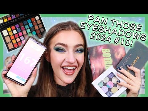 Pan Those Eyeshadows 2024 #10!! (ft, VooGlam) 1 new pan!!