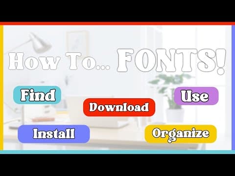 Mastering Fonts: Find, Download, Extract & Install in Minutes