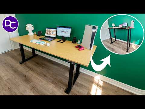 STABLE Standing Desk! 540 LBS Support! FlexiSpot E7 Plus Review 💪