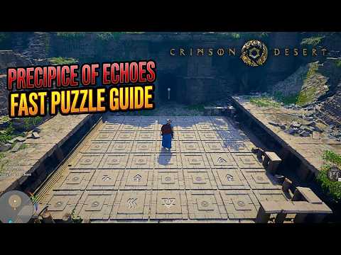 PRECIPICE OF ECHOES - Fast Puzzle Solution (Step-By-Step) Crimson Desert Guide