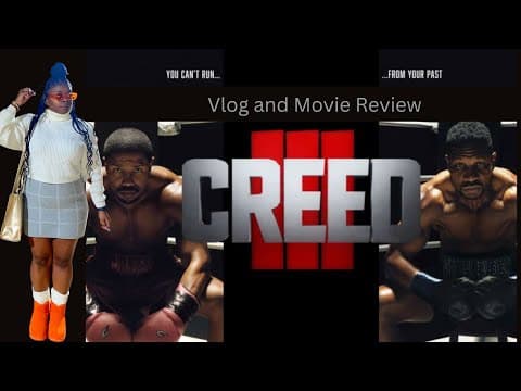 Creed III Screening Vlog | Movie Review: Get Ready to Cringe & Possibly Cry