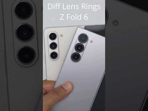 Samsung Galaxy Z Fold 6 vs. Z Fold 5! #shorts