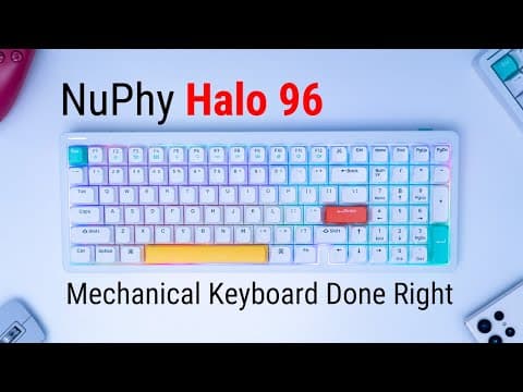 NuPhy Halo 96 Mechanical Keyboard - Just Premium All Around!