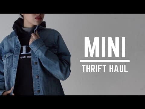 Mini Thrift Haul: Topshop, Wanted, & Max Jeans