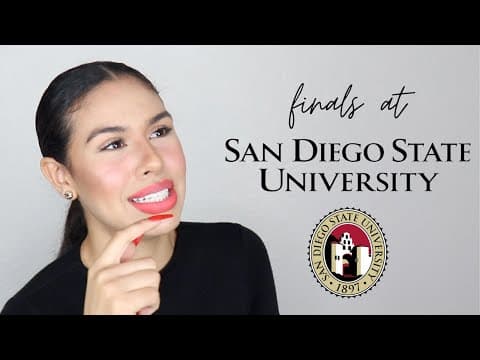 How To Survive Finals At SDSU...