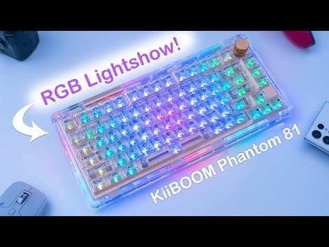 KiiBoom Phantom 81 Mechanical Keyboard Review - RGB Done RIGHT!