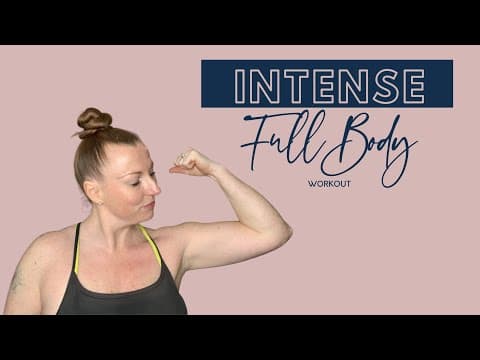 40 Min Full Body Bodyweight & Dumbbell Intense Workout With Instruction