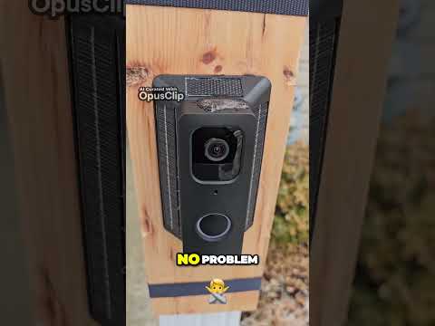 No More Batteries! 🌞 Solar Powered Blink Video Doorbell 🌞 #shorts
