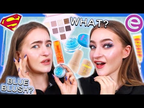 NEW Essence X Superman Makeup Collection Review +Swatches!! (i really don't know about this...)