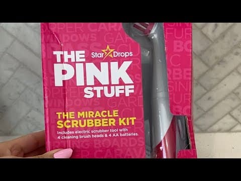 Road-testing The Pink Stuff Miracle Scrubber Kit