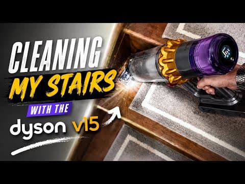 I Vacuumed My Stairs with the Dyson V15… The Results Shocked Me!