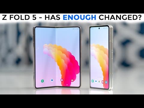 NEW Samsung Galaxy Z Fold 5 - First Impressions! Has Enough Changed?