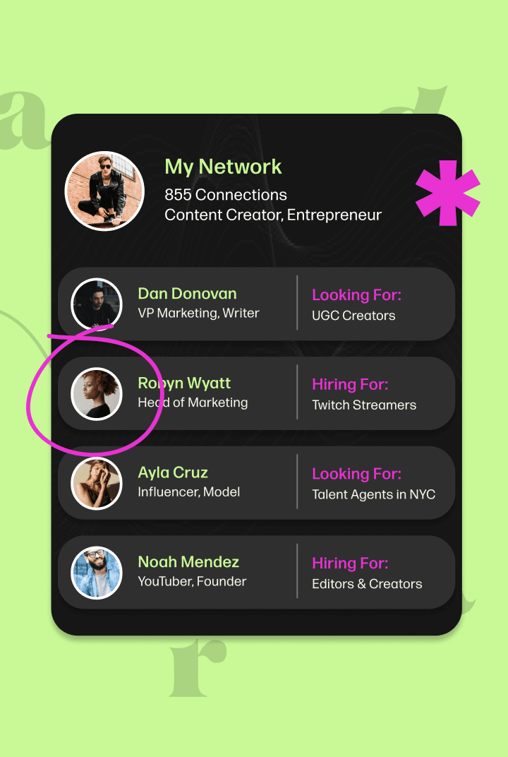 Supercharge your Creative Network