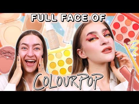 Full Face Of Colourpop Cosmetics!! ❤️🌈 (my new favorite makeup brand?!)