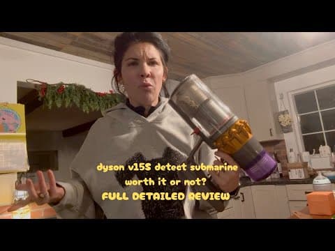 FULL review of the Dyson wet/dry v15S - worth it?