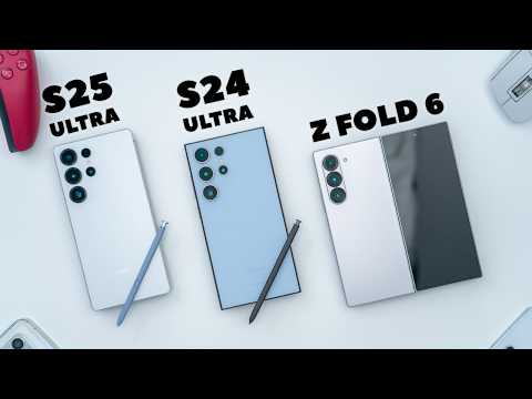 NEW Samsung Galaxy S25 Ultra Review vs. S24 Ultra vs. Z Fold 6!