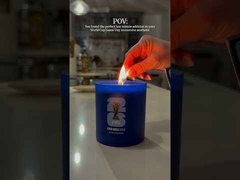 Up your game with Literie Candle, official licensed candle of the 2026 FIFA World Cup.🕯️🏟️