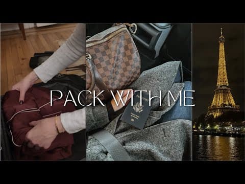 PACK WITH ME: 3 weeks in Europe with a carry-on, outfit planning & other tips | Ajda NYC