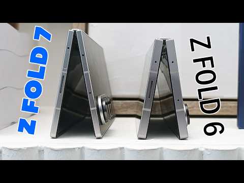 Thinner & Lighter! Samsung Z Fold 7 vs Z Fold 6 Hands ON!