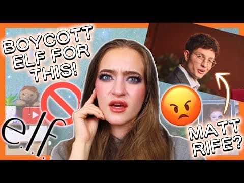 ELF Cosmetics Just Betrayed Women!! Is It Time To Boycott?! (Matt Rife collaboration?)