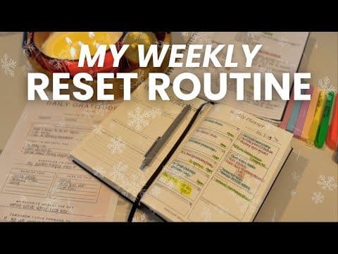 Weekly Plan with Me | How I Organize My Week Without Overwhelm (Holiday Edition)