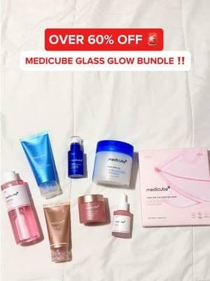 🚨 STOP SCROLLING — this @medicube global skincare bundle is over 60% OFF right now. Full glass skin routine for a great price ✨ If you’ve been waiting to try Medicube, this is the best time to buy. 🛒 Tap the product link before the deal disappears! #kbeauty #glassskin #kbeautyskincare #viralskincare #tiktokshopfinds