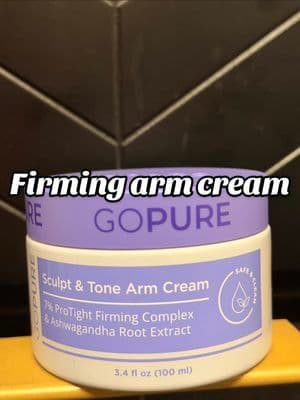 @Gopure #gopurearmcream #gopurearmsculpt #toneandscupltarmcream #gopuresuperbrandday #tiktokshopblackfriday