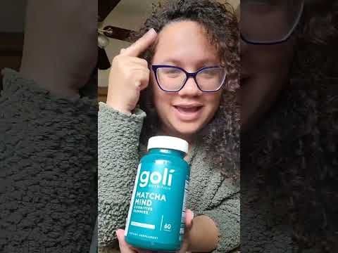NEW GOLI GUMMIES!!! MATCHA GUMMIES: COGNITIVE Save with my code: chrysy7 Is a brain health