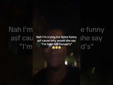Ice Spice's McDonald's Moment: The FUNNIEST Fast Food Mixup!