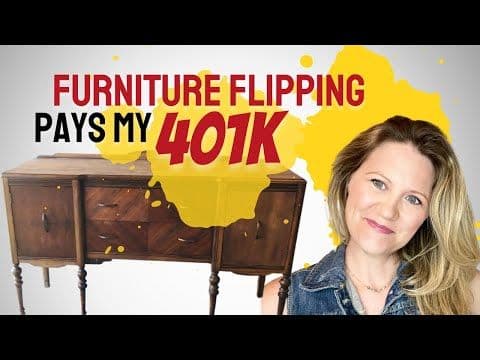 How I Double My 401k // 401k Payoff with Furniture Flipping
