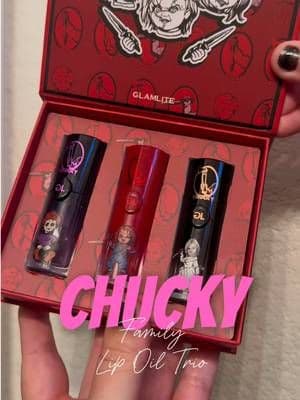 POV: Your makeup bag needed a little horror movie makeover… 🖤💄✨ @Glamlite just combined my two favorite things: spooky vibes + juicy lips. These horror-inspired lip oils are the perfect mix of collectible packaging and everyday lip care. Each shade is infused with shea butter, jojoba oil, vitamin E, and green tea extract to help keep lips feeling soft, smooth, and hydrated while giving that glossy, comfortable finish. Whether you’re a Ghostface lover, horror fan, Halloween girlie, or just love unique beauty products, these lip oils are such a fun addition to your collection. From Chucky, Tiffany, Glen, and Ghostface-inspired designs, this is the kind of makeup that makes you want to show it off before you even apply it. 🖤 #glamlite #tiktokshopsummersale #tiktokshopcreatorpicks #TikTokShopFinds #nationallipstickday