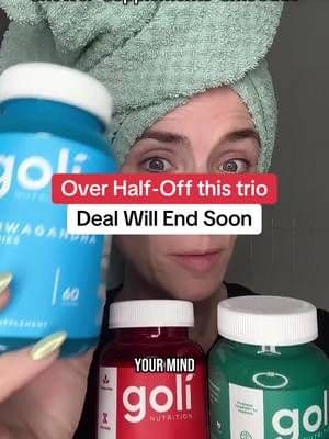Don’t miss this opportunity! #goli #gummies #supplements #brainfog #stressrelief #guthealth #acv #ashwagandha #deals #tiktokshopfinds #tiktokviral @Goli® Nutrition