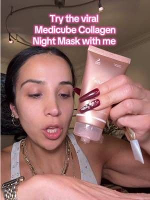 Medicube does not fail me!!! I am so in love with all their products! 💕💗💖💞💓@medicube global @medicube US Store #medicube #medicubepartner #collagen #collagennightwrappingmask #skincare #skincareroutine #fyp #viral #tiktokshopaffiliate #microinfluencer