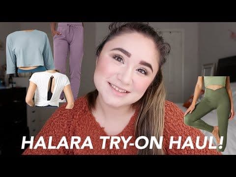 TRYING OUT TIK TOK VIRAL ACTIVEWEAR! HALARA TRY-ON HAUL!