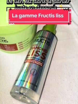 ✨ Réception de la gamme Garnier Fructis Kératine Liss Je voulais tester cette gamme dont tout le monde parle pour les cheveux difficiles à discipliner 😍 ✅ Shampooing ✅ Masque ✅ Spray lissant Vous l'avez déjà essayée ? 👇. #TikTokShop #Garnier #Fructis #dufraispourlautomme #offrespourtoi