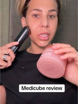 The medicube glass skin duo. This korean skin care device is a game changer. I didn’t believe it at first either. I thought it was a gimmick but after a month of using it, it’s amazing. My skin has changed so much in the last month and ta because of this device #medicube #blackfriday #tiktokshop #koreanskincare #skincare #glassskin