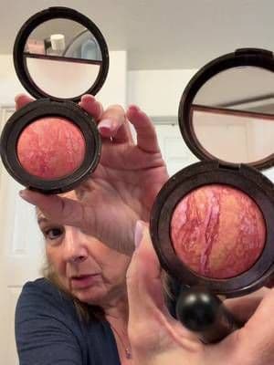 Tired of your blush settling in your fine line and wrinkles? Laura Geller has you covered! #blush #matureskinmakeup #genx #ad @Laura Geller Beauty