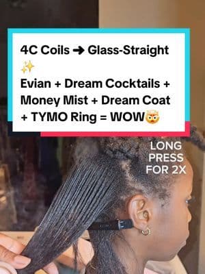 You ever see 4C hair turn to glass right in front your eyes? 😭✨ I used Color Wow + TYMO Ring on Sola’s 4C hair, and the results are insane—soft, silky, and straight without losing bounce. I started with Evian Facial Spray to hydrate, then layered Color Wow Dream Cocktails (Kale for strength + Carb for volume) to protect and thicken. Followed up with Money Mist for that high-shine glow and Dream Coat to seal everything in. Blow-dried with a 2-in-1 Brush Dryer, then the TYMO Ring finished the job—smooth, glassy, and flawless. I tested the Ella Bella Flat Iron on one section too—it gave a nice finish but TYMO really delivered that full transformation. Can’t say I never put you on 👏🏾✨ ... #fyp #abbydames #OutlandishCreatorChallenge #BFCM2025 #TikTokShopBlackFriday #TikTokShopCyberMonday #HolidayDeals2025 #TikTokShopHoliday #CreatorChallenge #TikTokShopRestock #tiktokshopcreatorpicks #BahamianCreator #BahamianInfluencer #CaribbeanCreator #CaribbeanInfluencer #Austininfluencer #Austincreator #Texasinfluencer #Texascreator #UGC #TikTokpartner #TikTokShopFallDealsForYou #AutumnLiving #SuperBrandClub #ViralOnTikTokShop #TTSSouthwest #TasteMakersAustin #fallfestival #4chairroutine #4chaircare #hairtok #naturalhaircare #blackhaircare #colorwow #tymo #evianfacialspray #glasshairgoals #smooth4chair #healthyhairjourney #tiktokshopfinds #silkpressseason #haircareforblackgirls #heatprotectant #blowouttransformation #frizzfreefinish #washdayroutine #glossyhair #4chairlove #4chair #silkpress