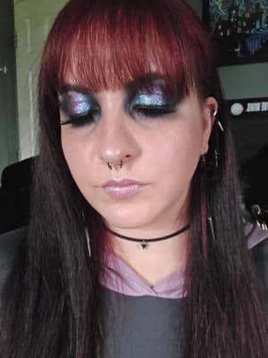 I still can't get over these contacts from @Unicoeye These are the Baroque Grey prescription contacts. Use code hun20 for 20% off. Link will be in the comments. #unicoeye #affiliate #trending #makeup #coloredcontacts