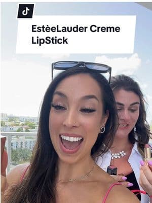 #esteelauder has some really pretty colors and this lipstick FEELS creamy and stays put so the color won’t be sliding all over your face 😆 #esteelaudermakeup #lipstick #makeup #tiktokshopfinds #tiktokshoprestock #tiktokshopcreatorpicks #creatoricons #ttscreatorbash #tiktokshopmothersday