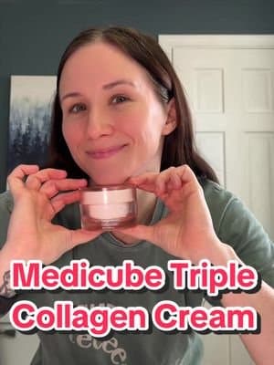 I’ve been trying out different moisturizers and decided this is the one for me @medicube US Store ‘s triple collagen cre