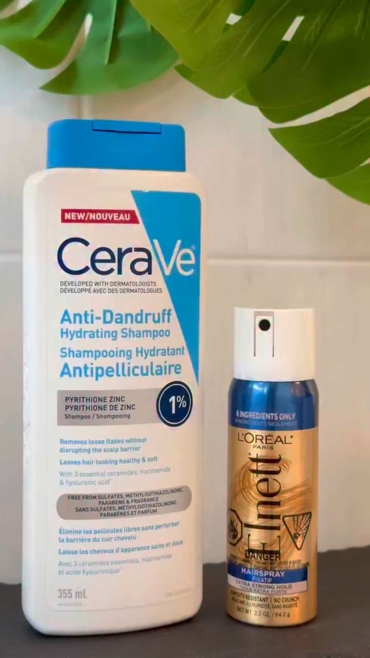 From wash to styled ✨
I’ve partnered with @lorealparis and @cerave_canada to share my current go-to hair routine! 🚿🧴